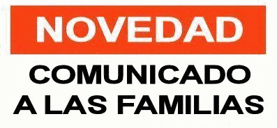 Novedad comunicado familias